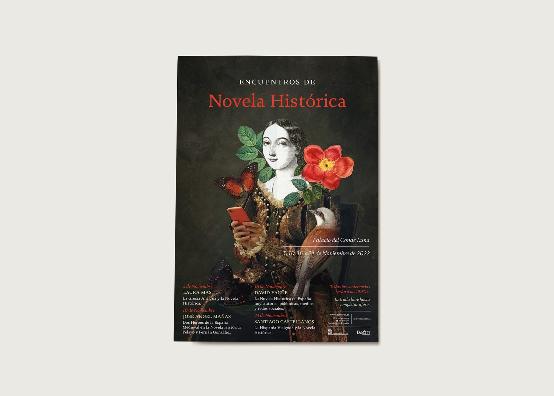 Cartel Encuentros Novela Histórica